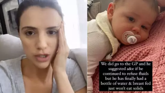 Lucy Mecklenburgh Rushes Baby Son Roman To The Doctor After He Chokes On Piece Of Apple