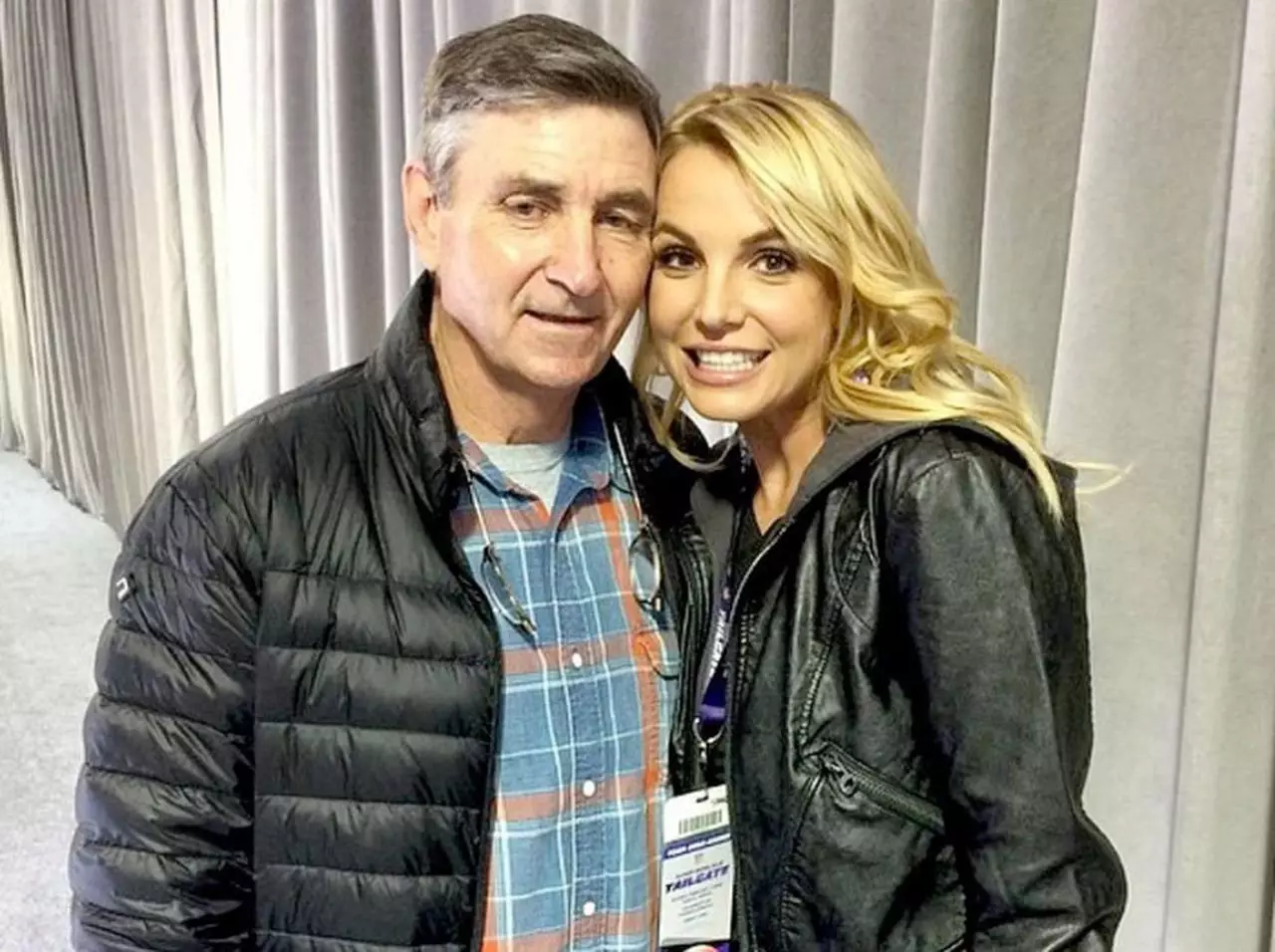 Britney Spears and her dad, Jamie Spears (
