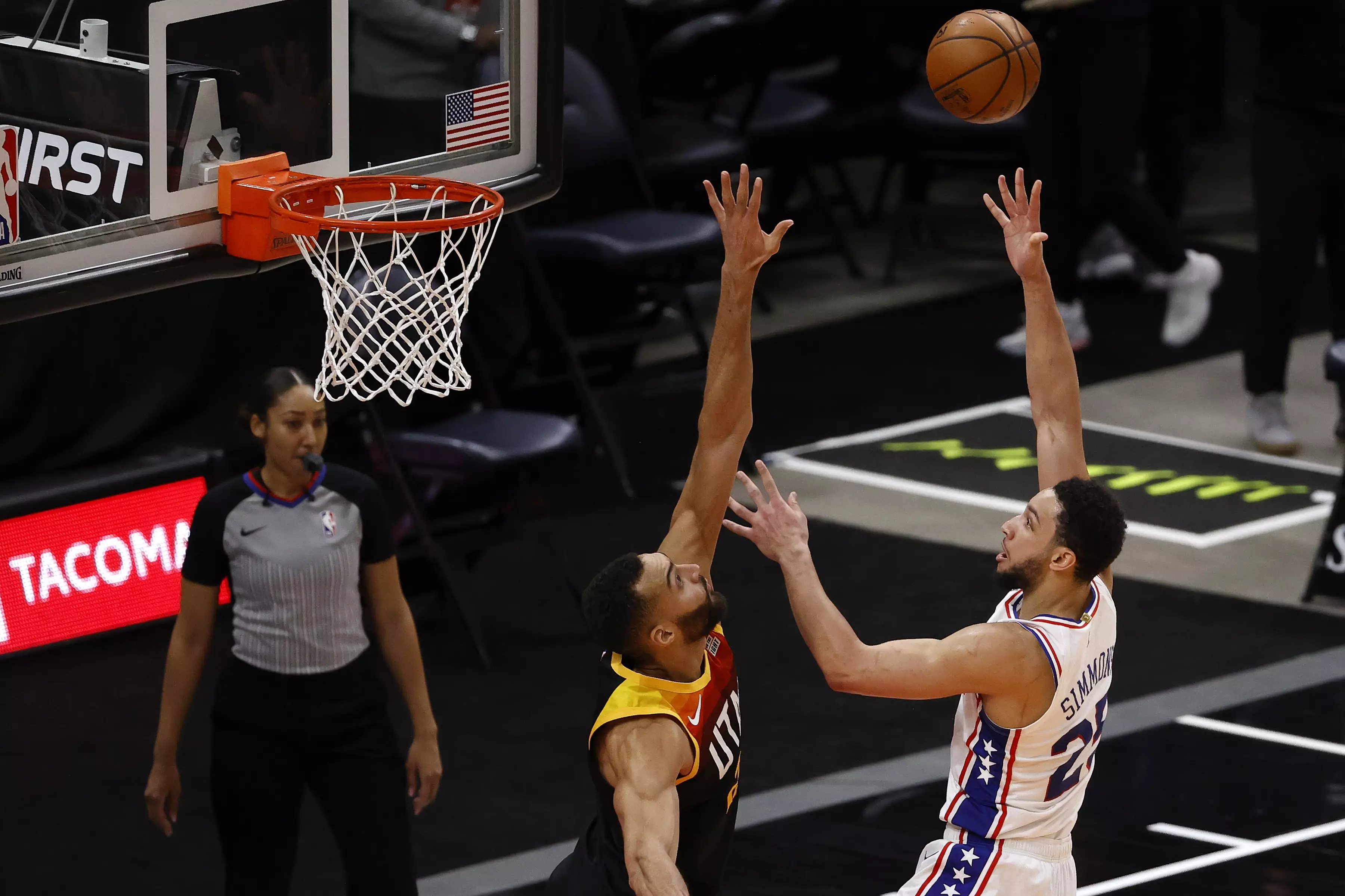 Ben Simmons dropped 42 points against Rudy Gobert and the Utah Jazz.