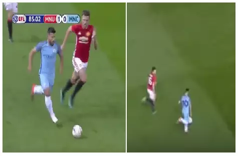 WATCH: Michael Carrick Shows Off Searing Speed As He Outpaces Sergio Aguero 