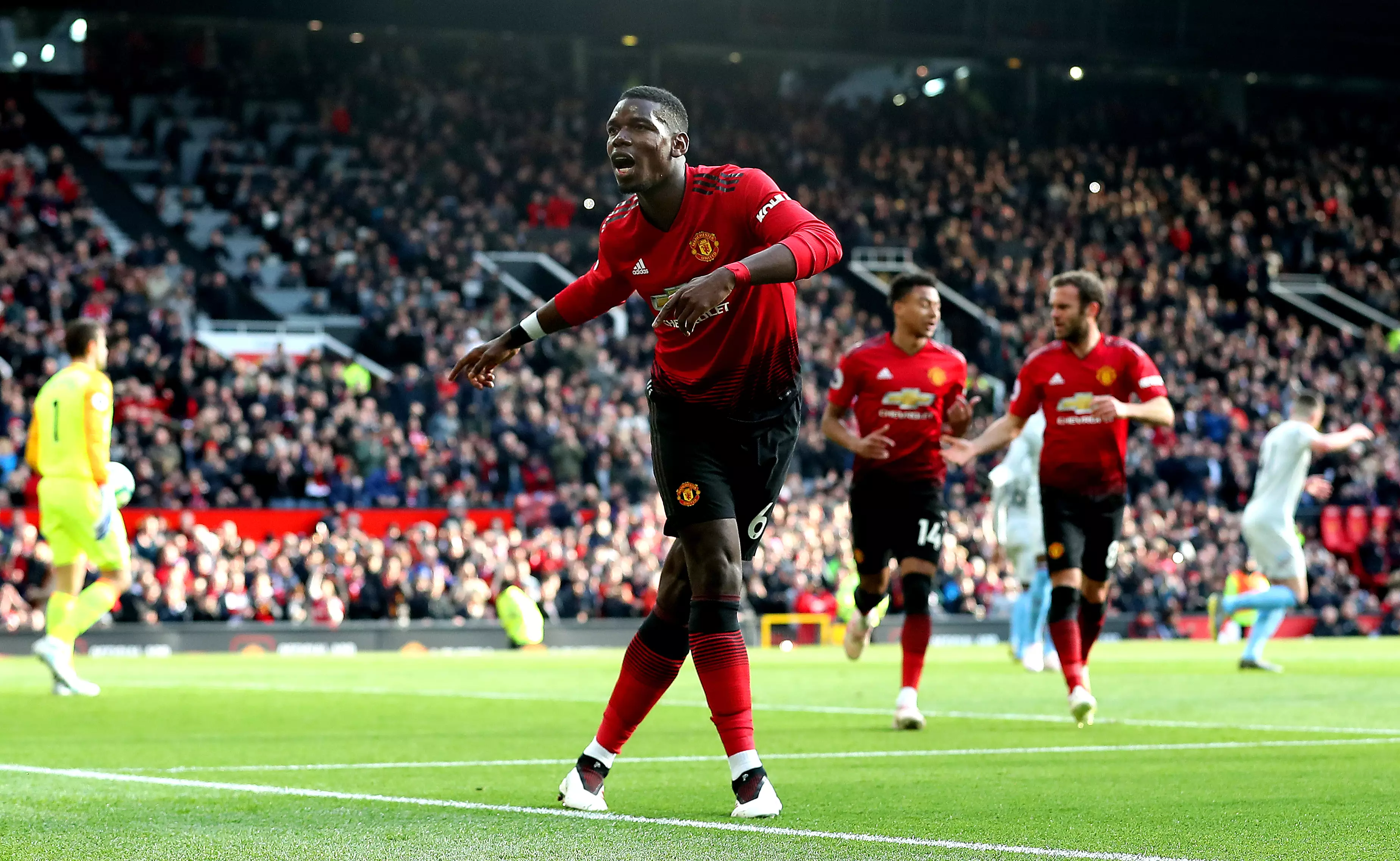 Paul Pogba dancing out of United like...(Image: PA Images)