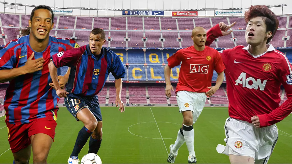 The Team Line-Ups For Man Utd vs Barcelona Legends Match Are Extremely Unbalanced 