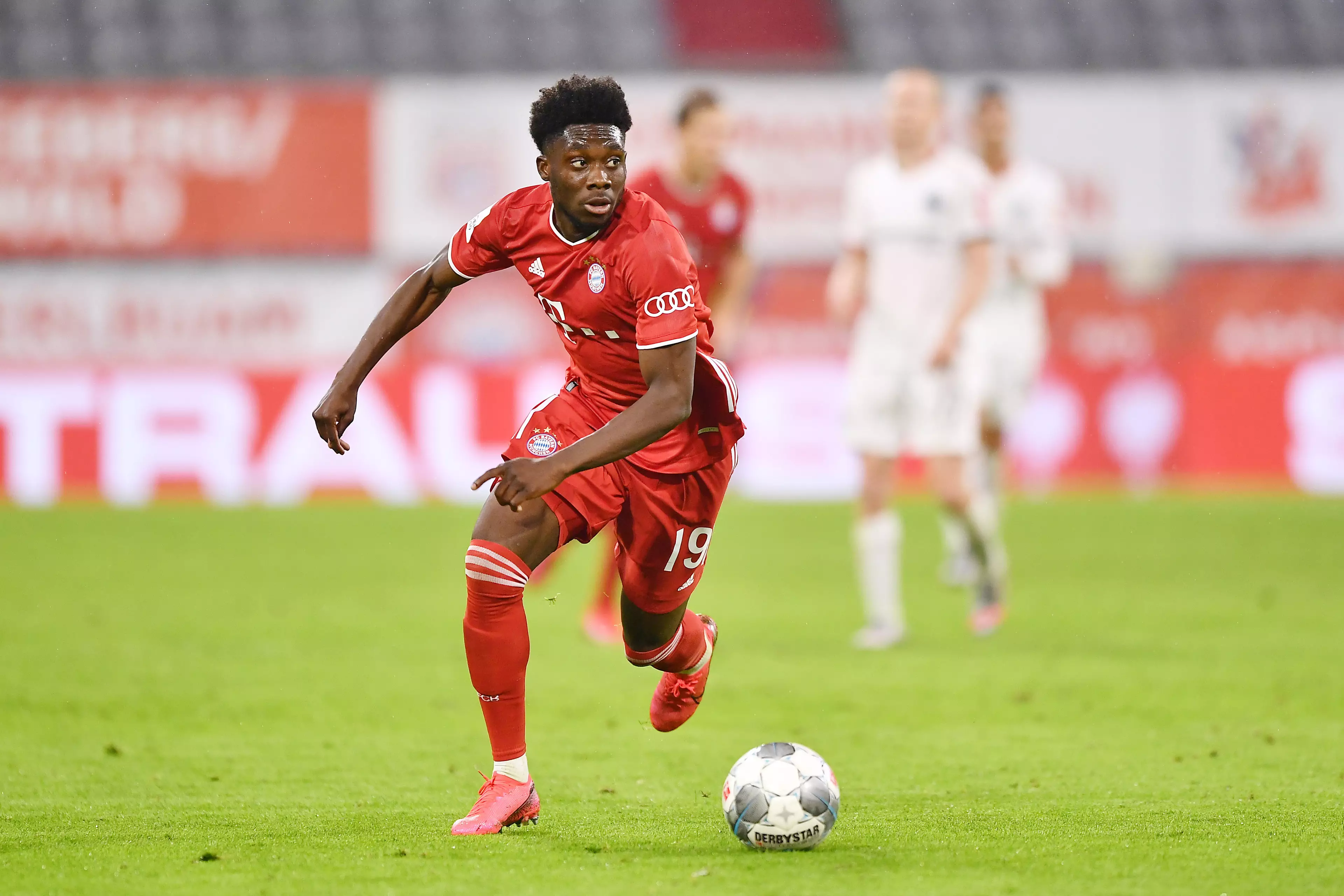 Alphonso Davies has been very impressive for Bayern this year. Image: PA Images