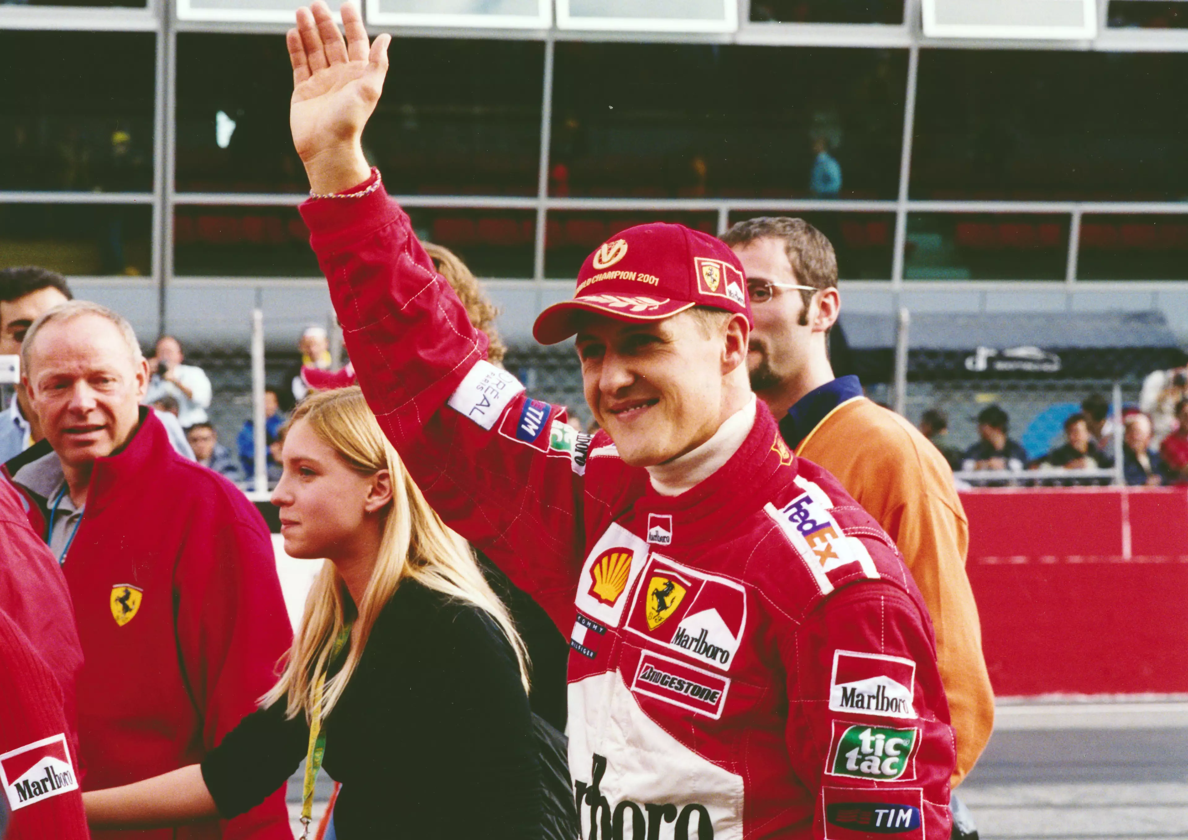 Ferrari great Michael Schumacher pictured in 2001.