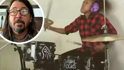Foo Fighters' Dave Grohl Has Admitted Defeat In Drum Battle With 10-Year-Old.