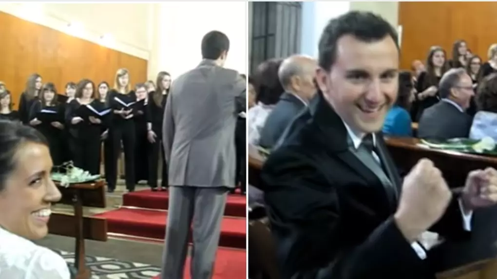 Bride Hires Choir To Sing Champions League Anthem At Wedding To Surprise Husband