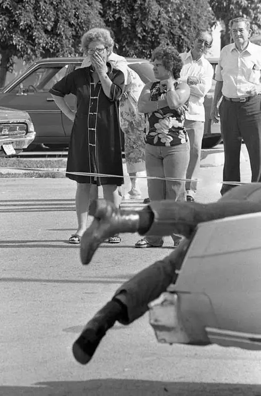 A murder victim in the boot of a car in Miami in 1981