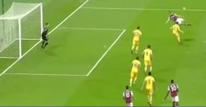 WATCH: Andy Carroll Scores Outrageous Scissor Kick Against Crystal Palace
