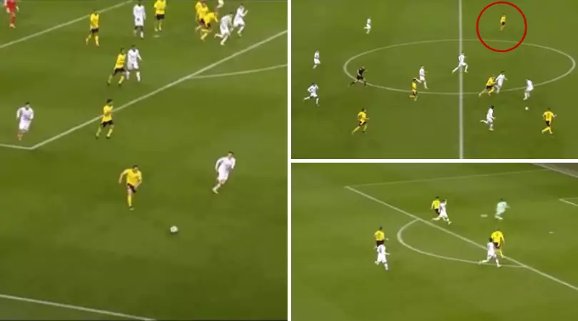 Jadon Sancho, Erling Haaland And Marco Reus Combine For Ultimate Counterattacking Goal