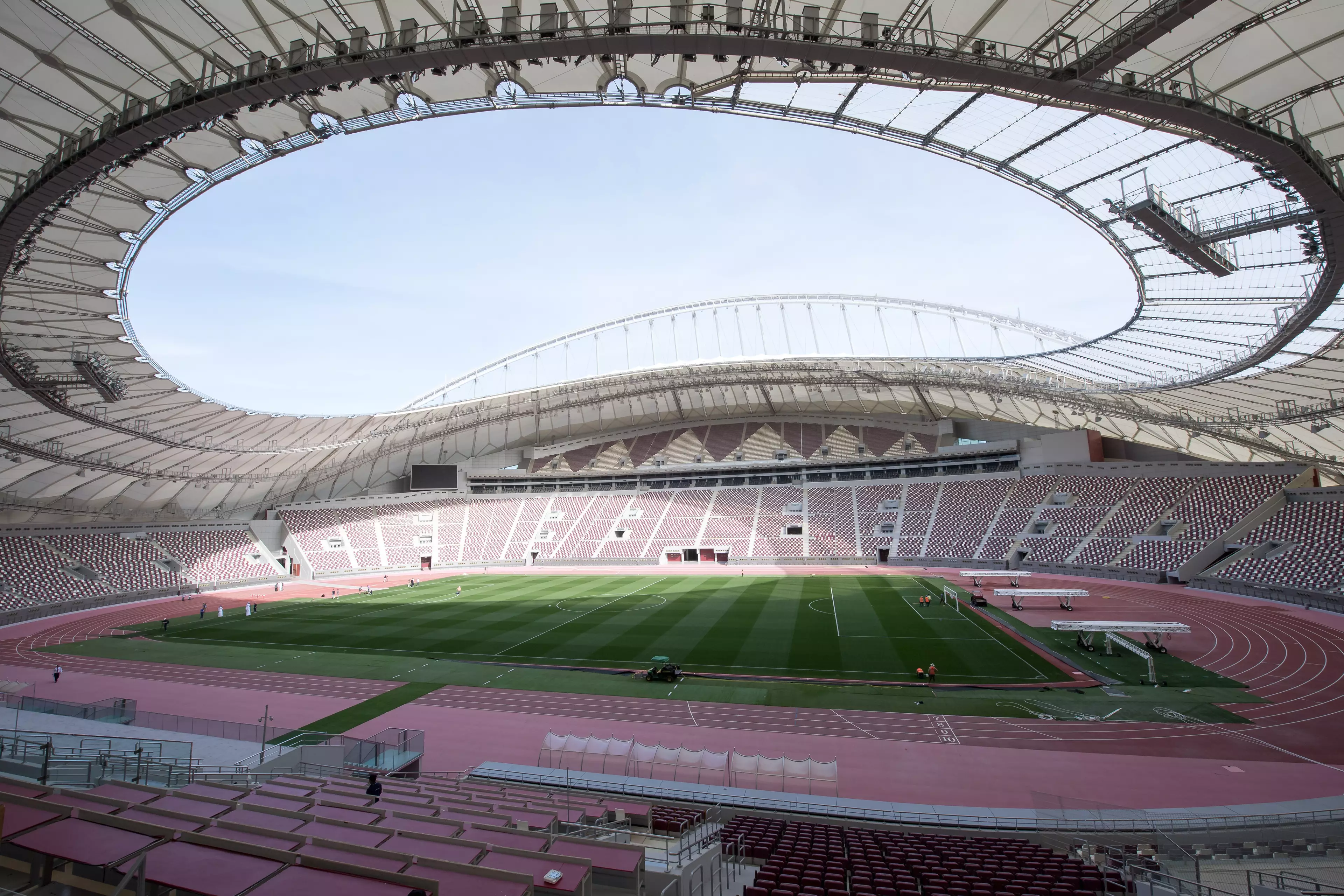 The Khalifa International Stadium. Image: PA Images