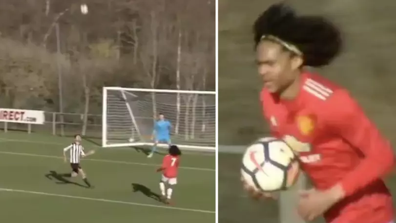 Manchester United's Tahith Chong Just Pulled Off Outrageous Touch To Score vs. Newcastle 