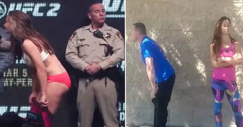 WATCH: Miesha Tate Tracks Down Police Officer Who Looked At Her Arse During UFC Weigh-Ins