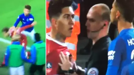 What Roberto Firmino Said To Mason Holgate During Heated Bust-Up 