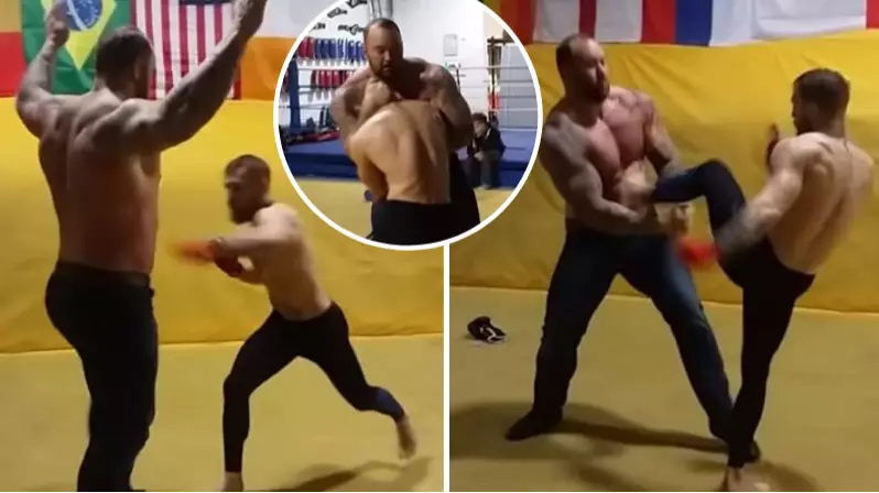 What Happened When Conor McGregor Sparred With 'The Mountain' From Game Of Thrones