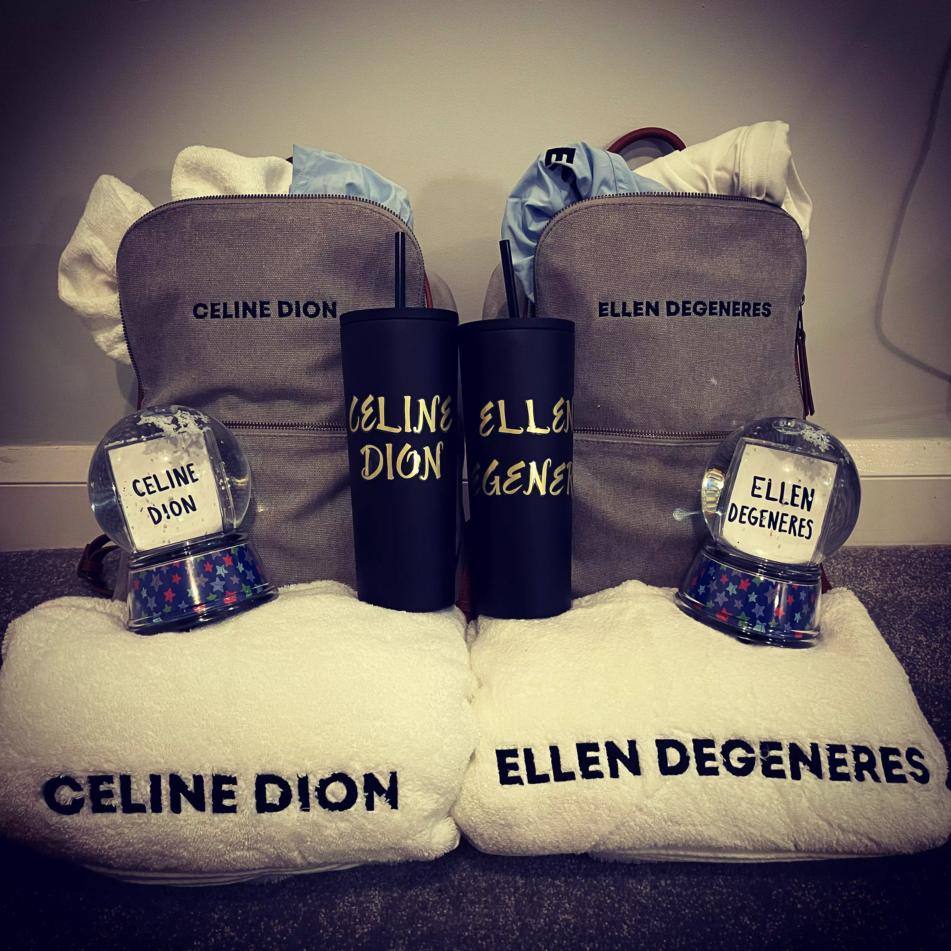 Celine was given $10,000 by Ellen DeGeneres.