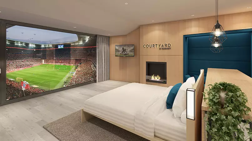 Bayern's Allianz Arena Has The Most Amazing Hotel Room Inside The Stadium 