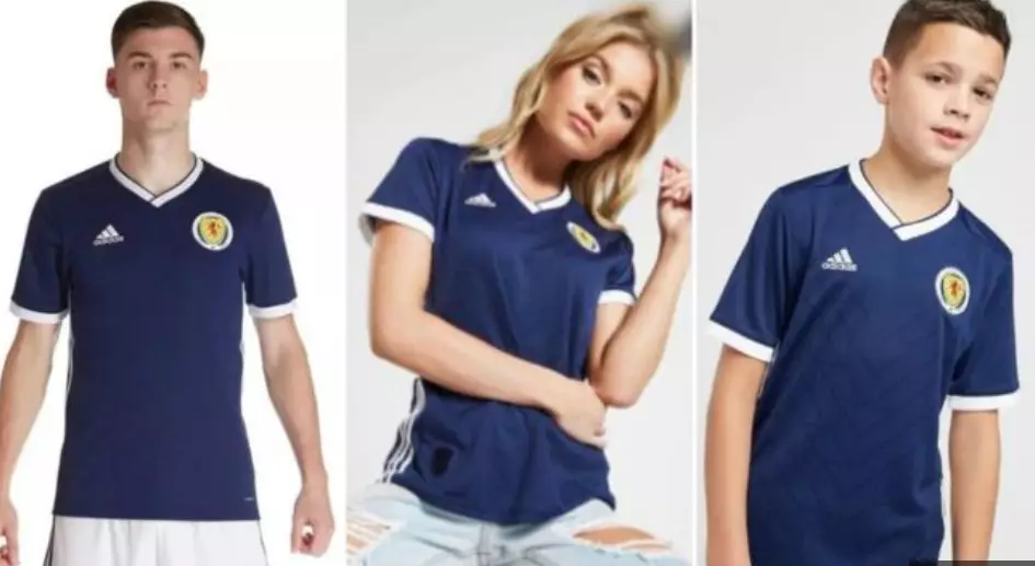 JD sports took down the advert at the request of the Scottish FA.