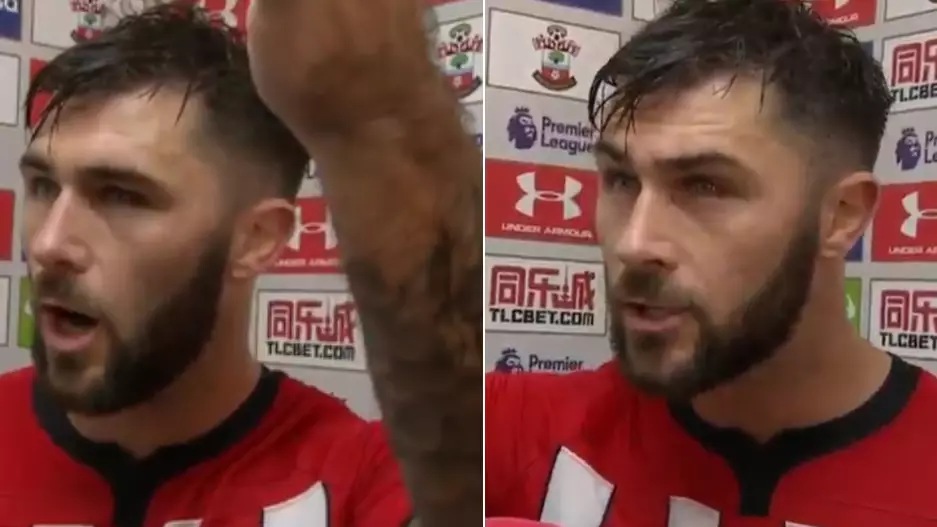 An Emotional Charlie Austin Fully Loses It In Post Match Interview And He's Spot On