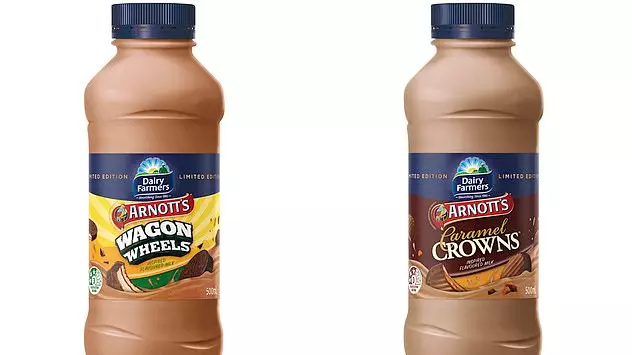 Arnott's Has Turned Wagon Wheels And Caramel Crowns Into Flavoured Milk