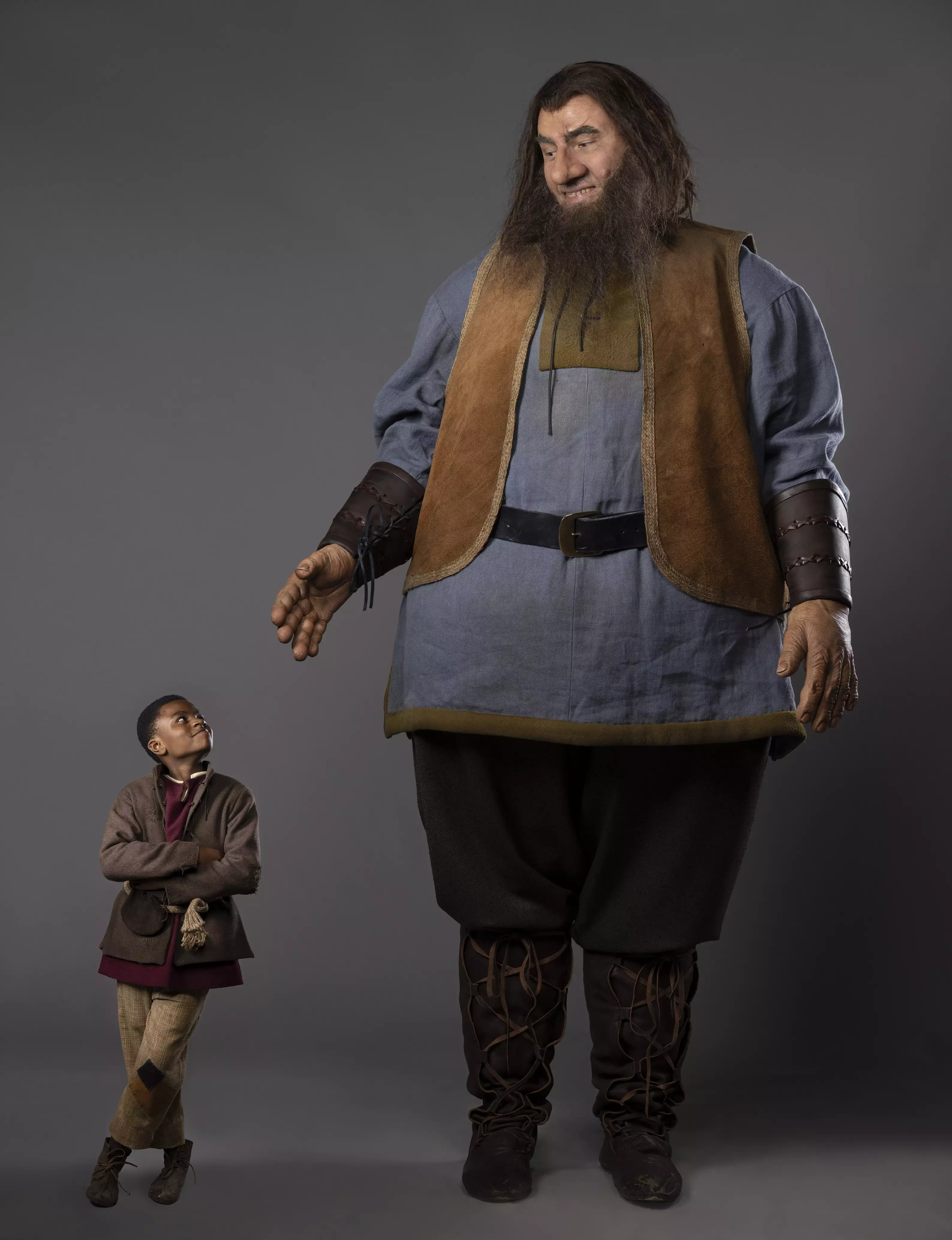 David Walliams dressed up as the giant in Jack and the Beanstalk: After Ever After (