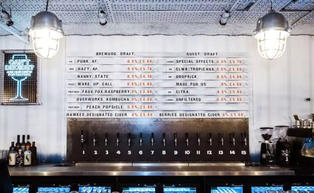 Brewdog recently opened what it claims to be the world's first alcohol-free bar.