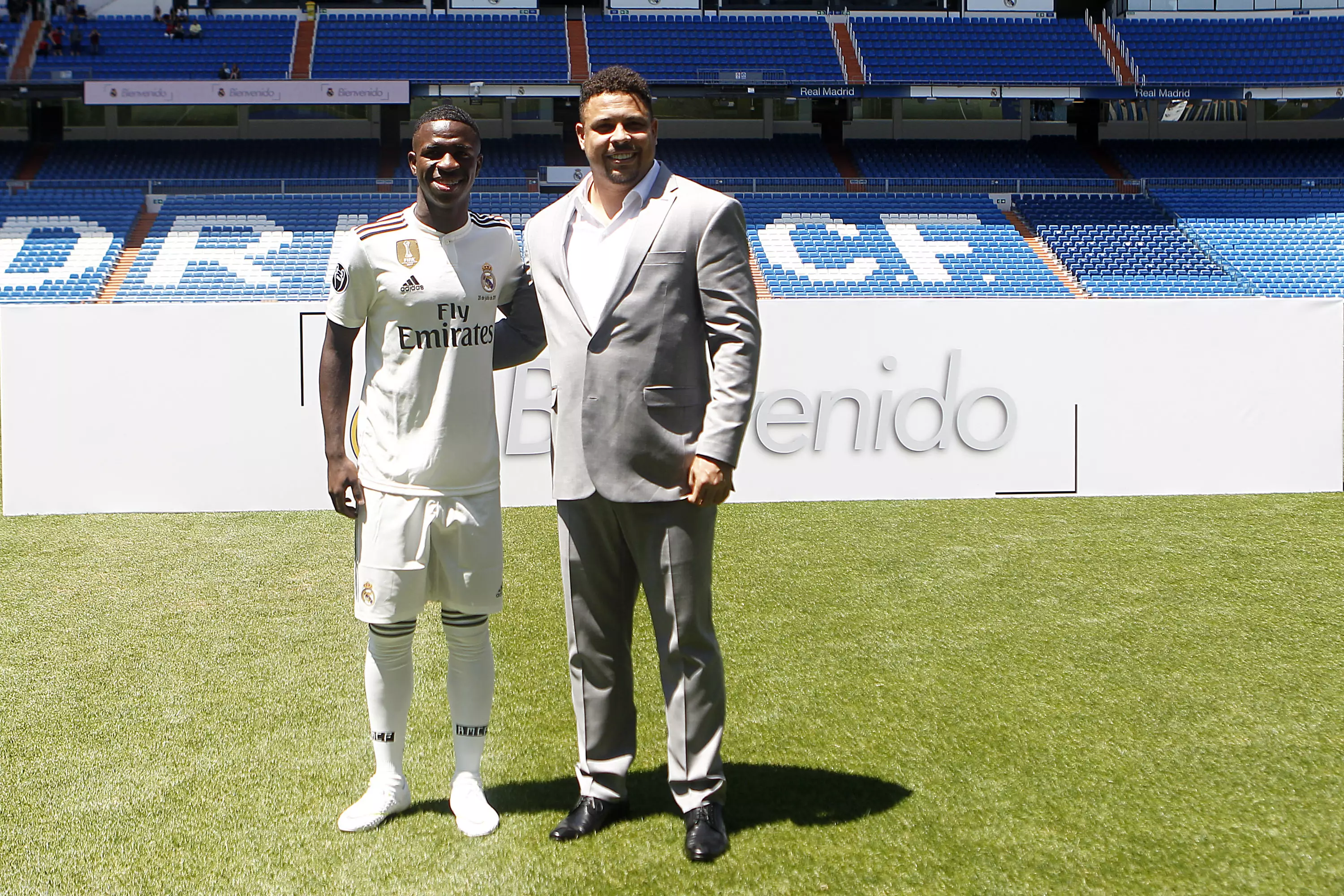 Vinicius is already a fan favourite at the Bernabeu. Image: PA Images