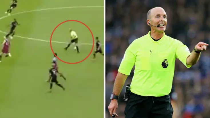 It Took Mike Dean Just Three Minutes To Produce His First Dummy Of The Season 