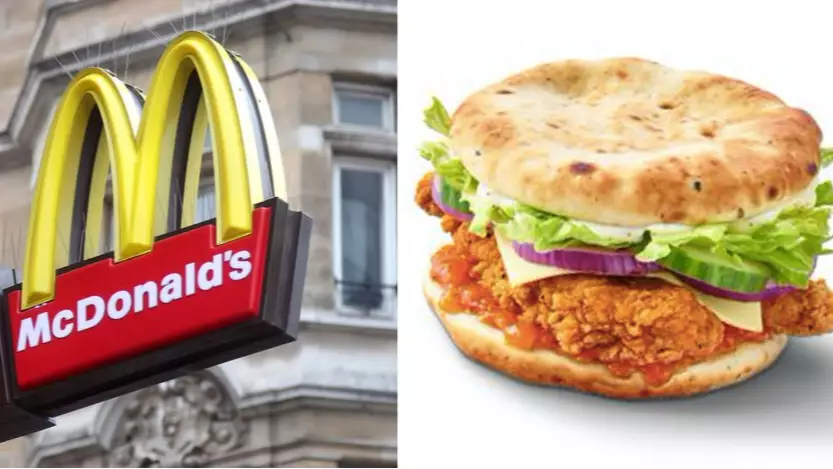 McDonald’s Is Launching An Indian Chicken Sandwich With A Garlic Naan Bun