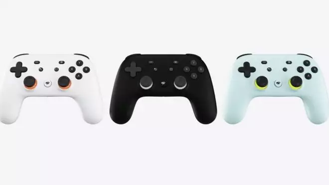 The Google Stadia controllers.
