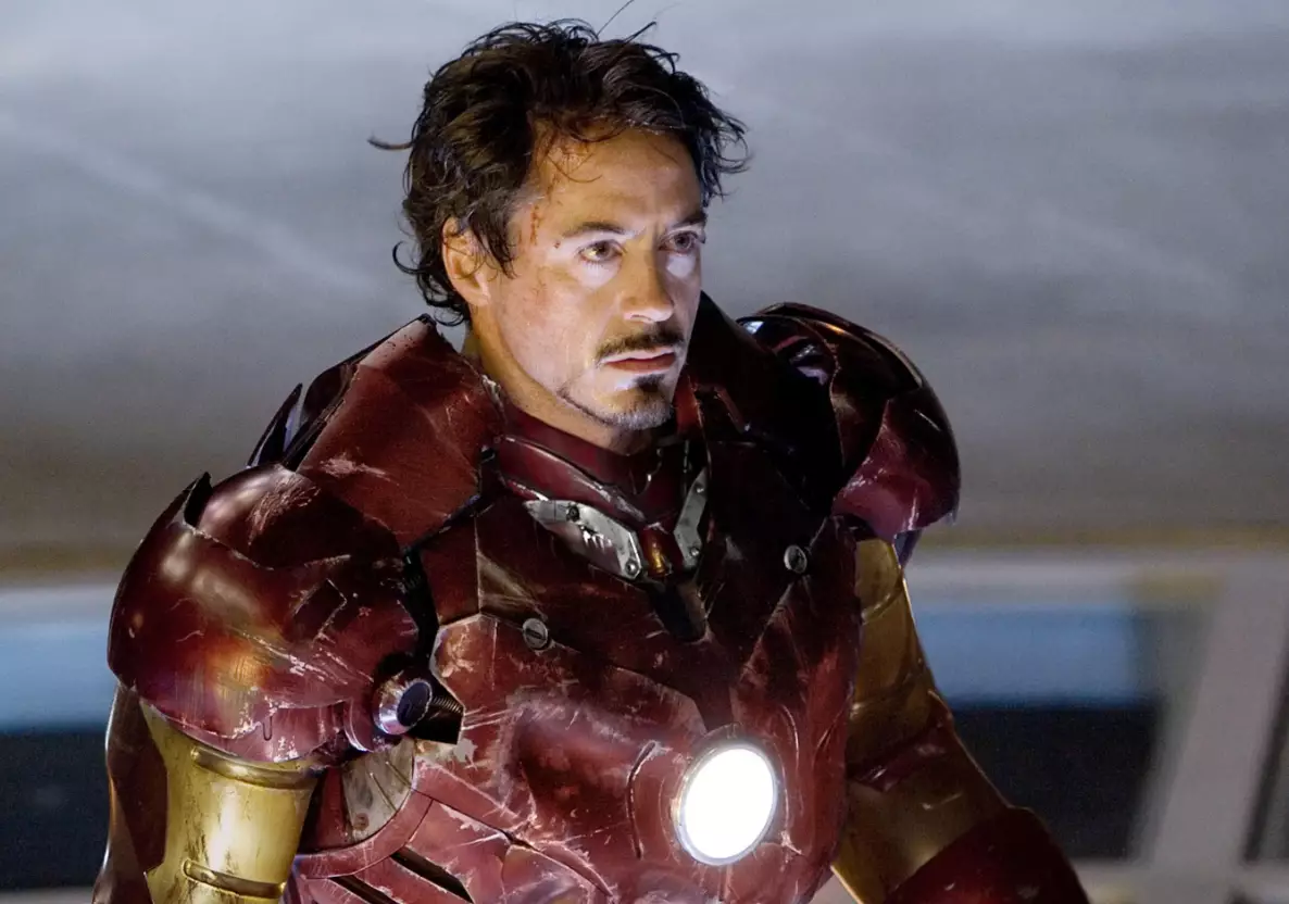 Robert Downey Jr. as Iron Man.