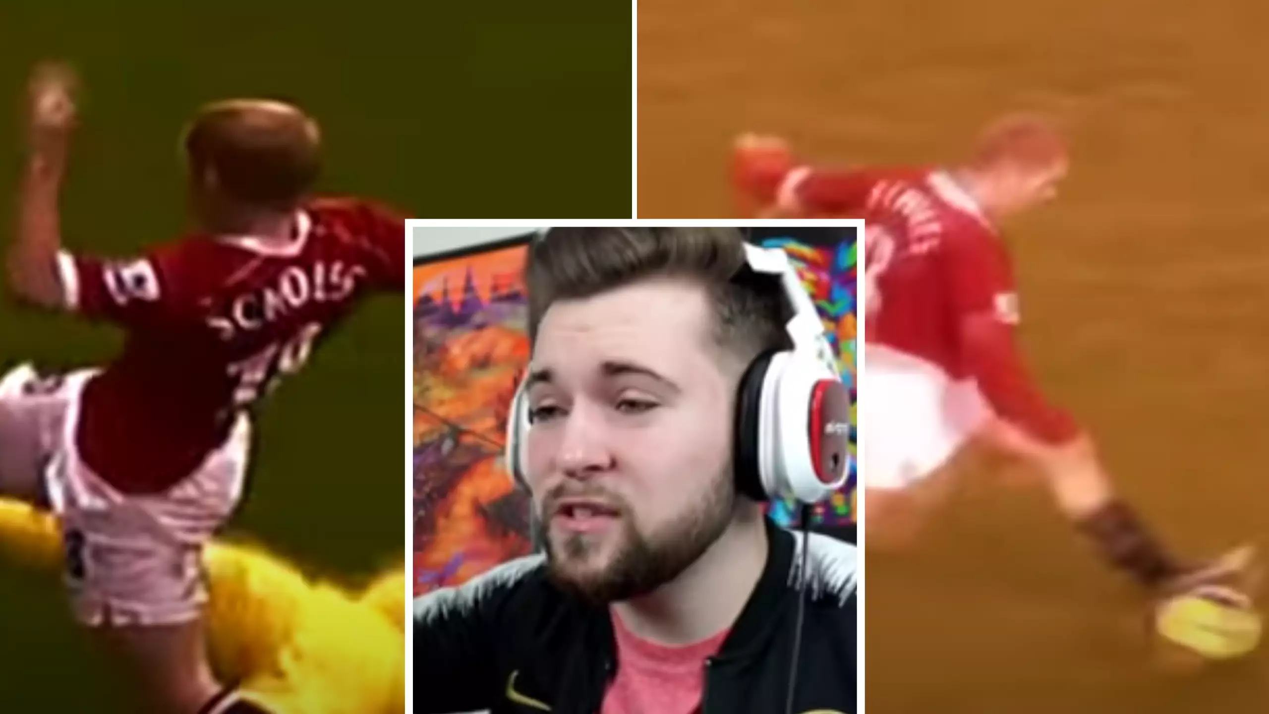 American Watches Paul Scholes For The First Time And He's In Total Disbelief 