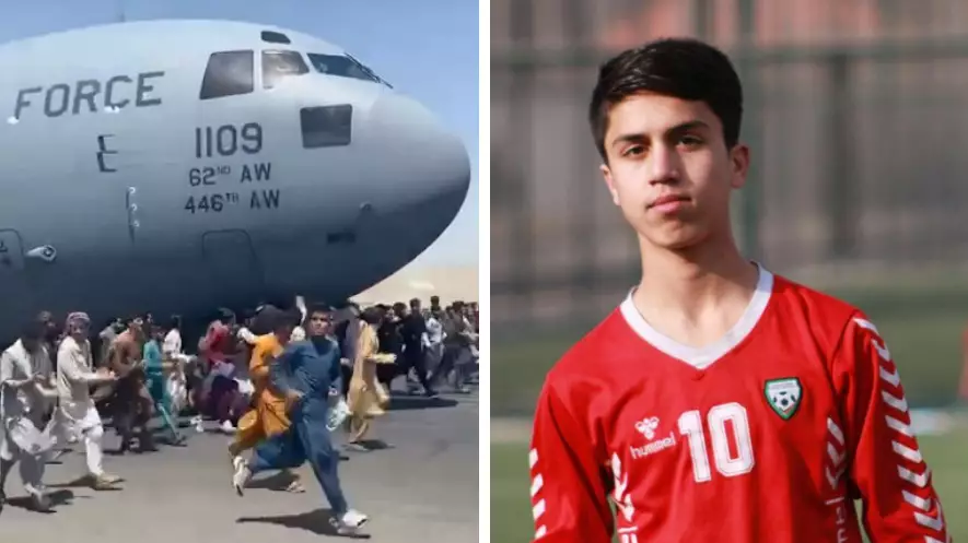 Teenage Body 'Found In Landing Gear Of US Plane' Identified As Afghan National Footballer