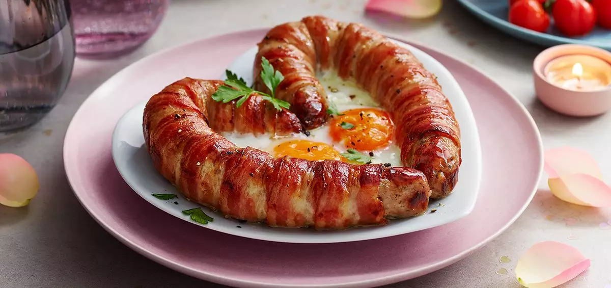 M&S is offering a 'Love Sausage' this Valentine's Day.