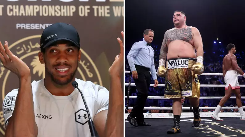 Anthony Joshua's Coach Takes Andy Ruiz Jr To Task Over Weight Gain Excuse