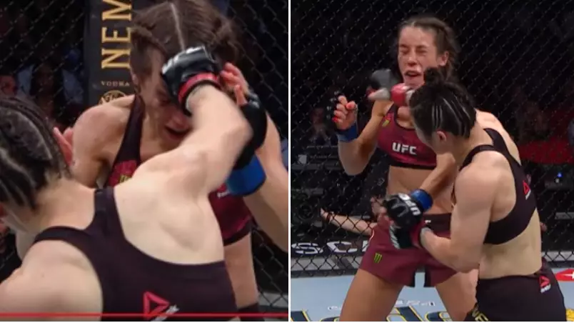 You Can See Joanna Jedrzejczyk's Hematoma Jiggle In New Super-Slow Motion Footage 