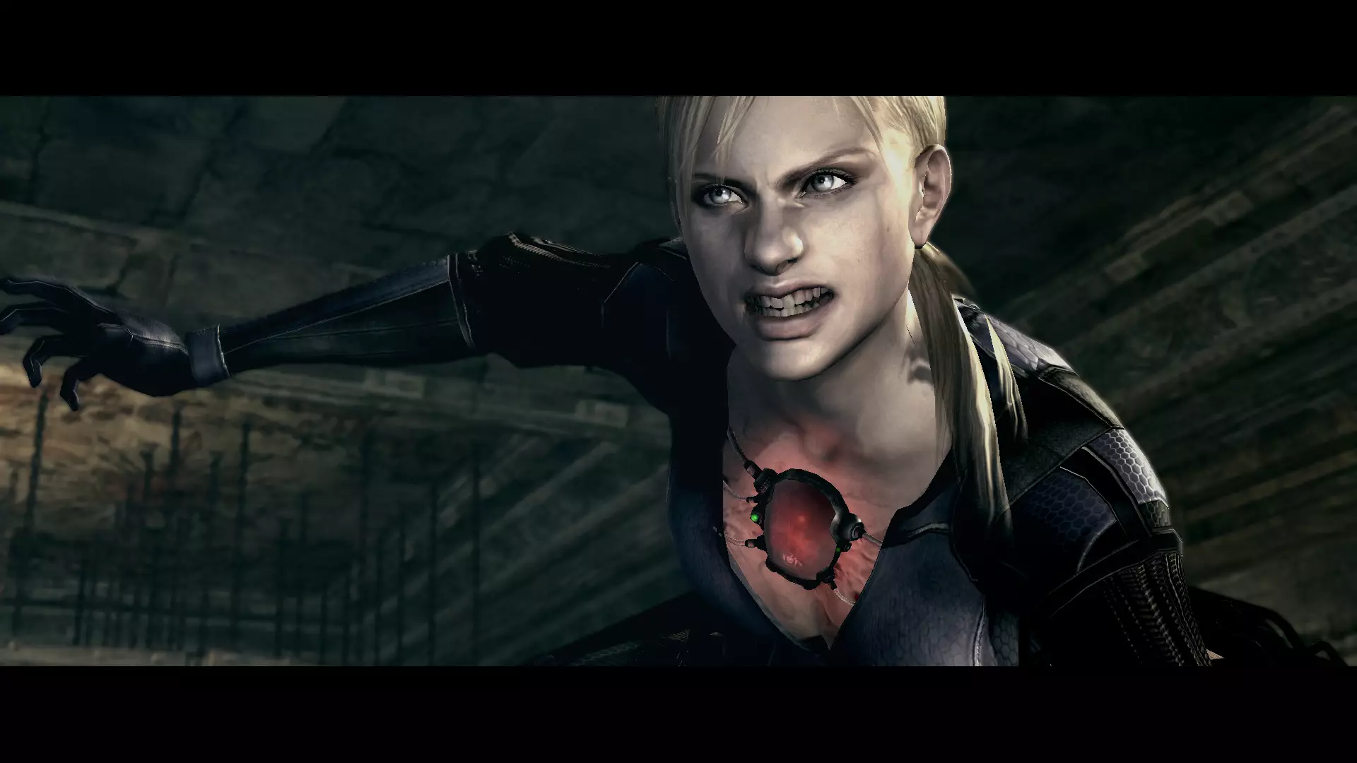 Jill in Resident Evil 5, when infected /