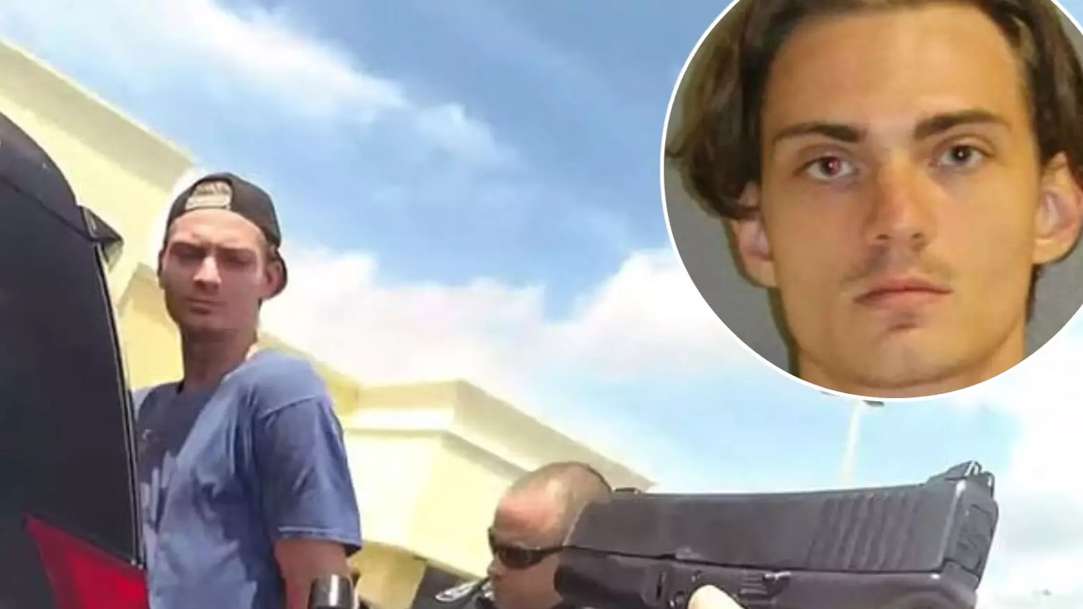 Dramatic Moment Would-Be Mass Shooter Was Arrested At Gunpoint