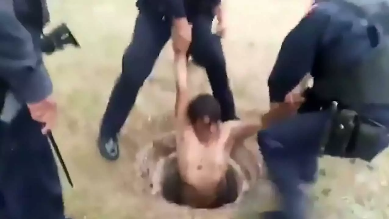 Man Has No Idea How He Ended Up Nearly Naked In Sewer 
