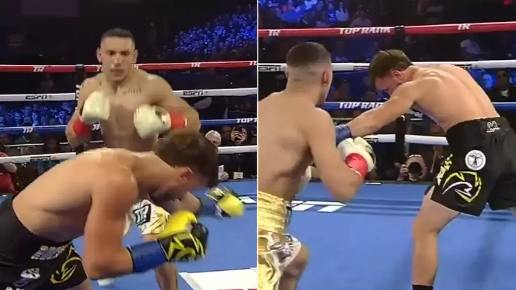 Boxer Looks Like He's Frozen In Time From 'Knockout Of The Year' Punch 