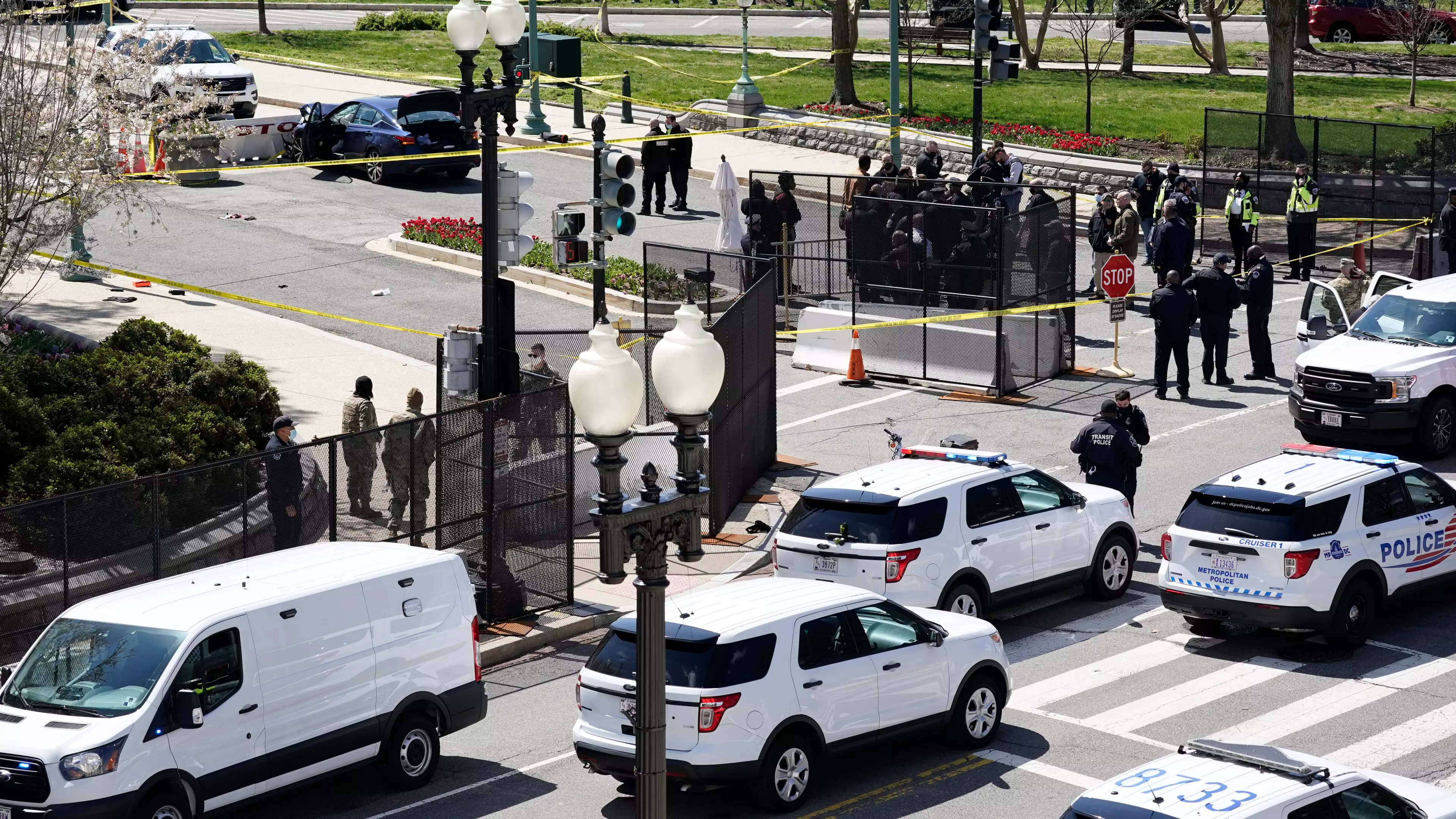 US Capitol Under Lockdown After Car Rammed Into Police Officers