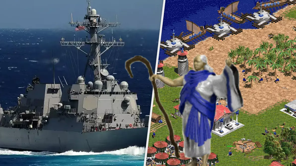 Gamer Hacks Navy Warship To... Stream Age Of Empires