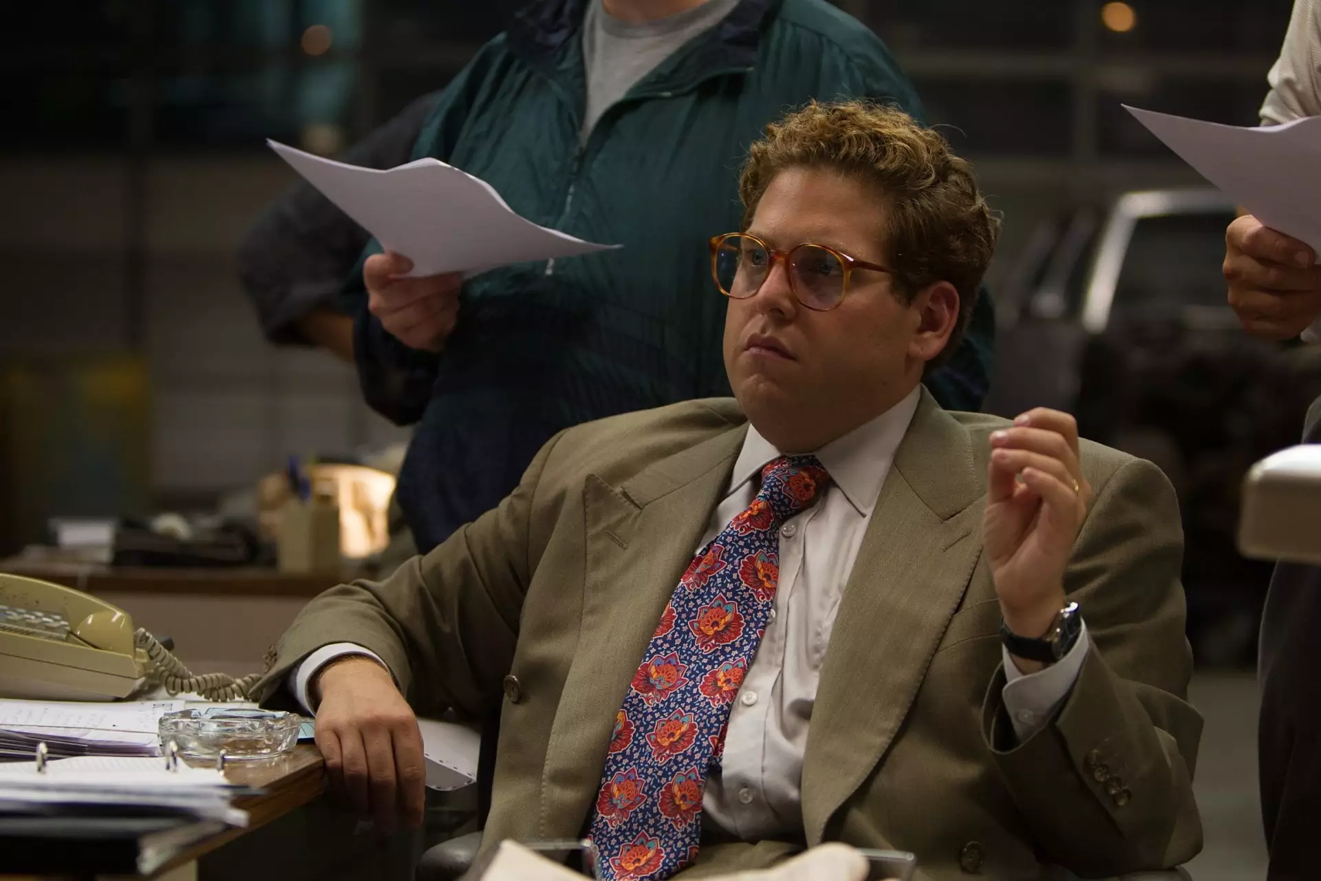 Jonah Hill as Donnie Azoff in The Wolf of Wall Street.