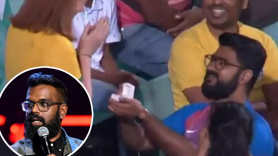 Romesh Ranganathan Says He Spent A Day Explaining Cricket Kissing Photo To Wife