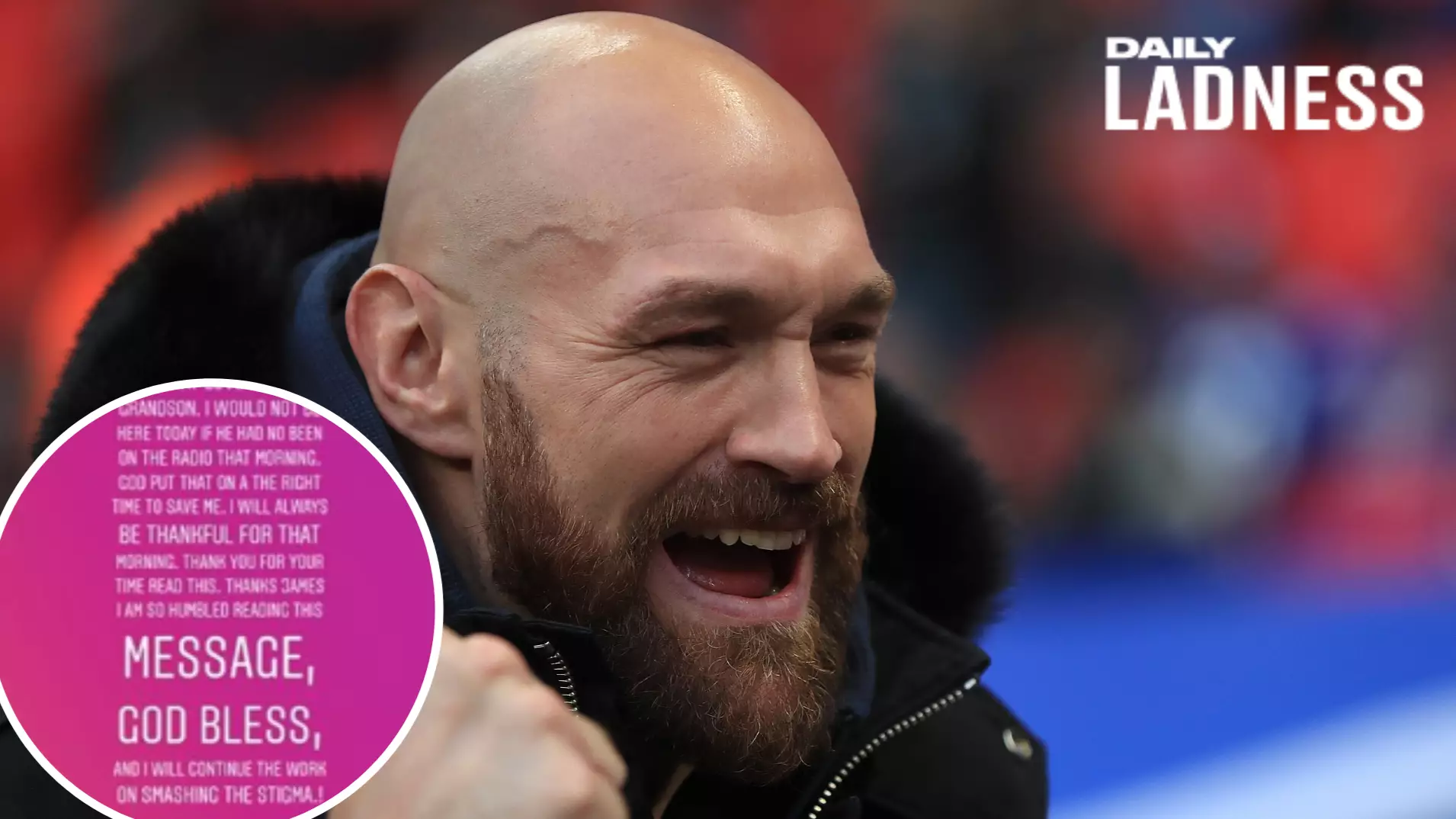 Tyson Fury Stopped Stranger From Taking His Own Life By Going On Three-Mile Run With Him