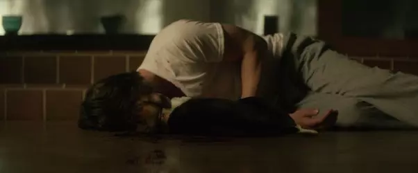 The scene in which John's dog is killed.