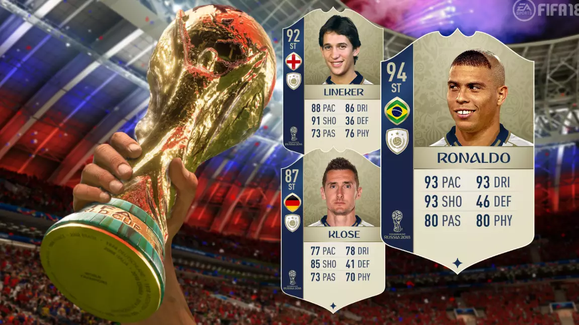The 17 Legendary 'Icons' To Be Included In FIFA 18's World Cup Mode Revealed 