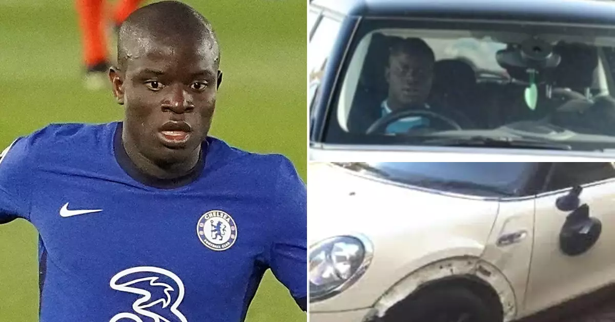 N’Golo Kante Was Involved In A Car Crash But Still Stopped For Fan Photos As He Was Too Polite To Say No