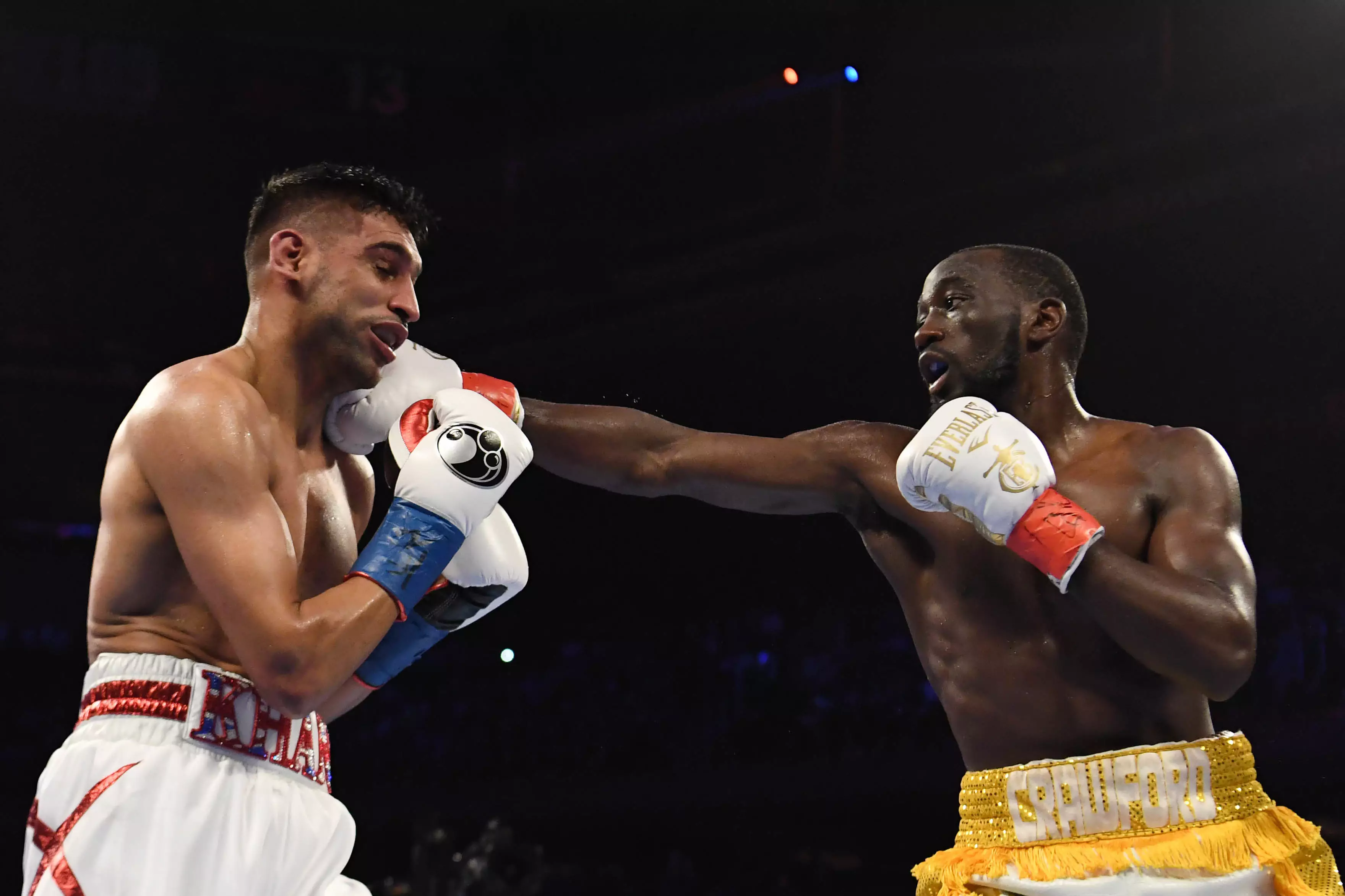 Crawford totally outclassed Khan. Image: PA Images