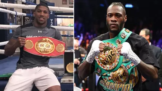 Anthony Joshua Hints At Deontay Wilder Fight, Sends Cryptic Tweet 