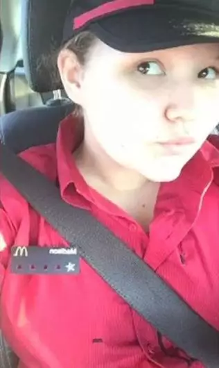 Madison when she worked at McDonald's.